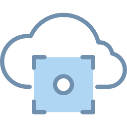 Computing cloud icon