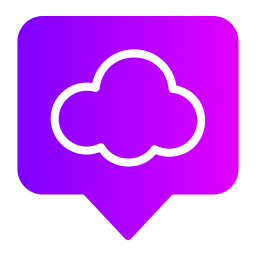 Cloud computing icon