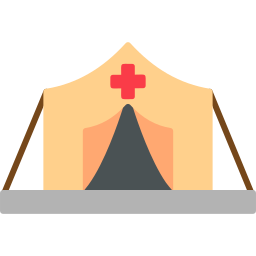 Refugee camp icon