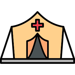 Refugee camp icon