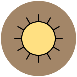 soleil Icône