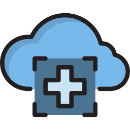 Computing cloud icon