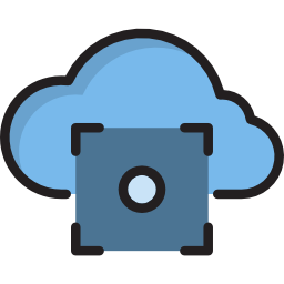 Computing cloud icon