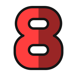 Number 8 icon