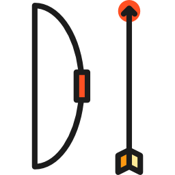 Bow and arrow icon