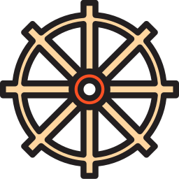 Steering wheel icon