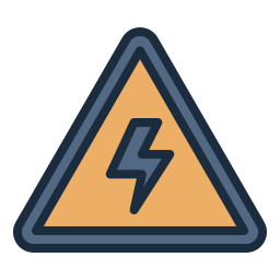 High voltage icon