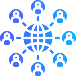 Professional network icon