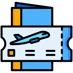 Plane ticket icon