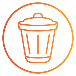 Trash can icon