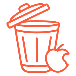 Organic waste icon