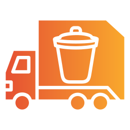 Garbage truck icon