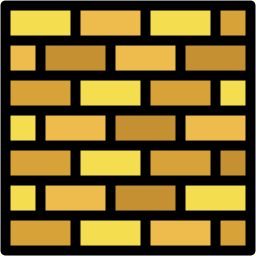 Brick wall icon