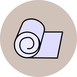 Gauze bandage icon