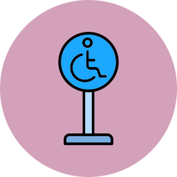 Disabled sign icon