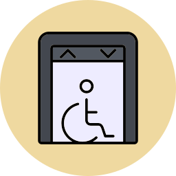 Disabled sign icon