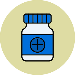 Medicine jar icon