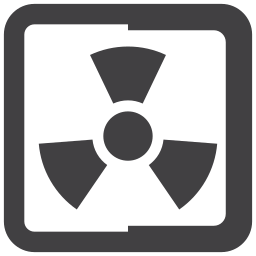 radioactif Icône