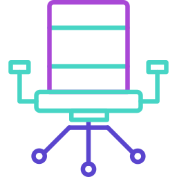 Office chair icon