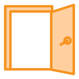 Open door icon