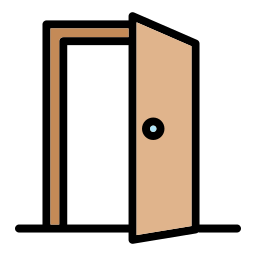 Open door icon