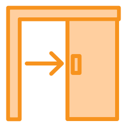 Sliding door icon