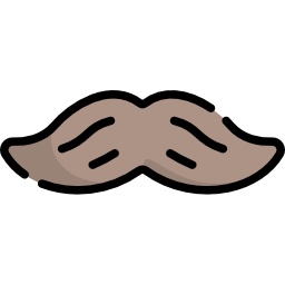 bigodes Ícone