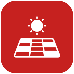 Solar panel icon