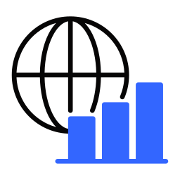 wereldwijde marketing icoon