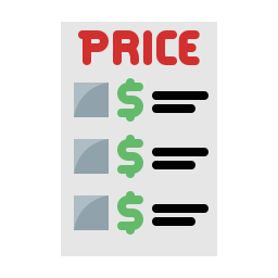 Price list icon