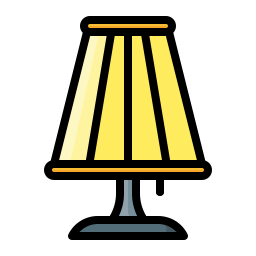 Table lamp icon