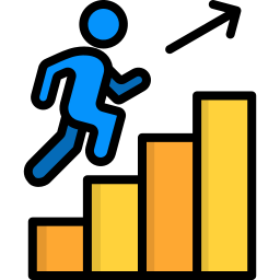l'avancement de carrière Icône