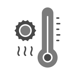 ondata di caldo icona