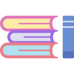 pila di libri icona
