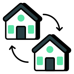 Home exchange icon