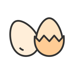 Boiled egg icon