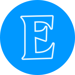 Letter e icon