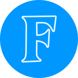 Letter f icon