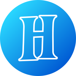 Letter h icon