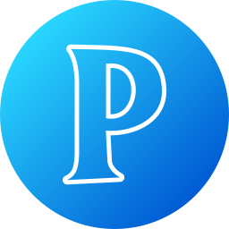 Letter p icon