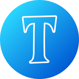 Letter t icon