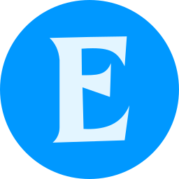 Letter e icon