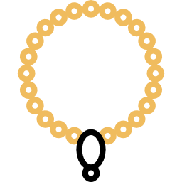 collier de perles Icône