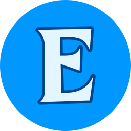 Letter e icon