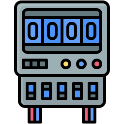 Electric meter icon