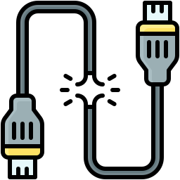 Broken cable icon