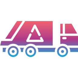 Trash truck icon