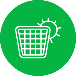 Solar panel icon