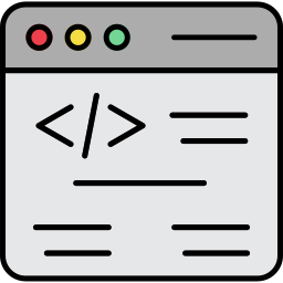 Web coding icon