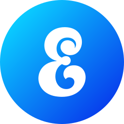 Letter e icon